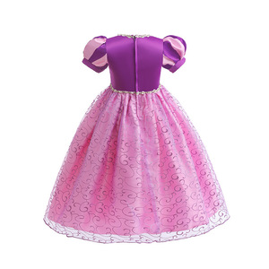 Disfraz de <span class=keywords><strong>Rapunzel</strong></span> Morado para Niñas, Vestido de Fiesta de Halloween 2024, DISP-004 - Product Image 4
