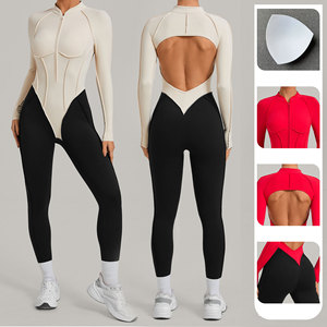 Nuovo Stile <span class=keywords><strong>Pantaloni</strong></span> Sportivi Monopezzo da Donna con Etichette Personalizzate - Completo Sportivo da Donna con <span class=keywords><strong>Pantaloni</strong></span> Aderenti Connessi - Product Image 1