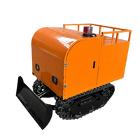 Porte-chargeurs certifié CE, benne basculante électrique à double moteur tout-terrain 500-2000 kg pour la récolte en verger, le déblaiement de sable de rivière