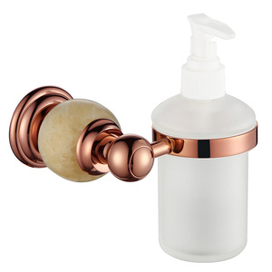 Juego de <span class=keywords><strong>Accesorios</strong></span> de <span class=keywords><strong>Baño</strong></span> de Mármol Comercial, Artículos Sanitarios y <span class=keywords><strong>Accesorios</strong></span> para <span class=keywords><strong>Baño</strong></span>, Dispensador de Jabón en Oro Rosa - Product Image 4