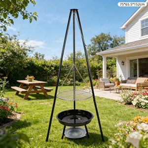 Bbq Smoker Wood Pellet Stove <strong>Gas</strong> Rotating Barbecue Grill Outdoor Fire Pit Glasslock Ceramic Fruit Tea Stove Grill Bbq <strong>Barbeque</strong> - Product Image 6