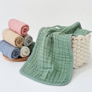 <b>Baby</b> Toddler <b>Muslin</b> Towel Soft Handkerchief Gauze <b>Baby</b> Wipe Burp Cloth Cotton Washcloth - Product Image 6
