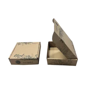 Hengxing अनुकूलित बॉक्स पैकेजिंग कागज बक्से पतली क्राफ्ट मेलर बॉक्स पैकेजिंग के लिए नालीदार गत्ता