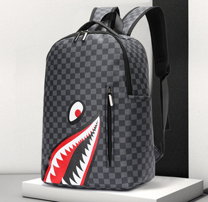 Thiết Kế Mới OEM Thời Trang Không Thấm Nước Bagpack Tùy Chỉnh Trường Túi Gói Cá Mập Răng Teen Du Lịch Máy Tính Xách Tay Ba Lô Cho Sinh Viên Đại Học - Product Image 6