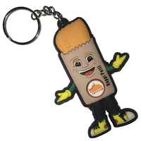 Porte-clés en caoutchouc personnalisé Porte-clés en PVC souple Souvenir promotionnel Logo personnalisé Cadeau Événement d'entreprise Cadeau en vrac Vente en gros