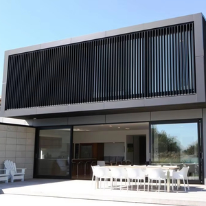 Proyecto de hotel Edificio Fachada <span class=keywords><strong>Louver</strong></span> Aluminio Eléctrico Parasol <span class=keywords><strong>Louver</strong></span> - Product Image 1