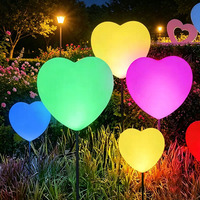 Hartmotief Licht RGB Kleurverandering IP65 Klasse Dimbaar Afstandsbediening Nachtlamp Kunstpresentatie Kerkkoor Rood Binnen/Buiten