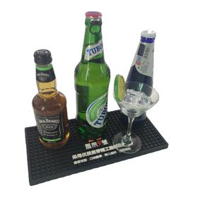 PVC Runner Counter <b>Mat</b> Custom Logo Non Slip Waterproof Spill Resistant For <b>Bar</b> Pub Cafe Drink Service Protection Pad - Product Image 5