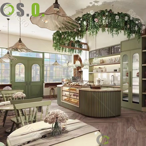 เคาน์เตอร์โชว์อาหารทำจากไม้โต๊ะกระจกโชว์แสนหวานเคาน์เตอร์ร้านกาแฟพร้อมโชว์เค้ก - Product Image 2