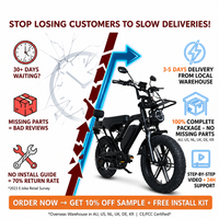 Bicicleta Eléctrica VOMO X80PRO, Bicicleta Eléctrica Urbana de Largo Alcance y Alta Velocidad con Neumáticos FAT, 25KM/H, Entrega Incluida