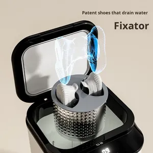 Nouvelle machine à laver les chaussures avec brosse intégrée, grande capacité 7,5 L, lavage et séchage tout-en-un pour chaussettes, commande tactile. - Product Image 2