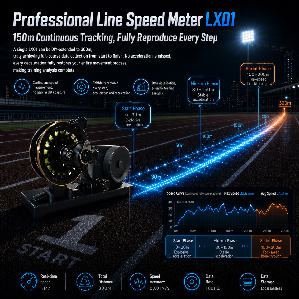 Pulling Machine Speedometer 2026QueLing Pull Wire Tachometer Continuous Full Range Speed ...