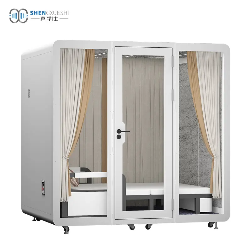 Fábrica diretamente venda multifuncional sleep pods/container casa casa som prova cabine de dormir cabine para venda
