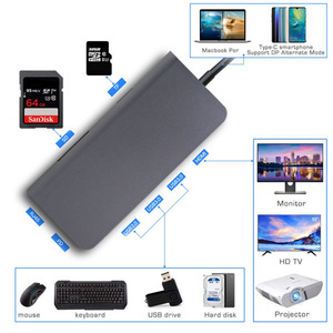 新抵达的8合1 Mac扩展坞多端口<span class=keywords><strong>USB</strong></span>集线器C型适配器 - Product Image 2