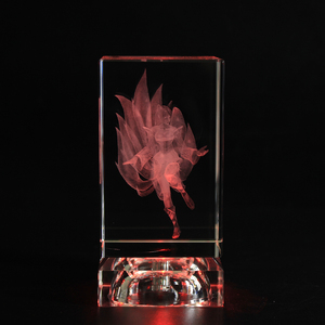 Figura personalizada de cristal 3D con grabado láser de Liga de Leyendas Ahri, Cubo de cristal para <span class=keywords><strong>LOL</strong></span> Surprise - Product Image 4