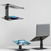 Support pour ordinateur portable de haute qualité pour la vente en gros, support réglable, support de levage compatible avec iPad, nouveau sans fil