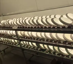 Ronde 3CCT IK10 Handig Installatie Van Magnetron Inductie Dimbare Huis Led Schot Licht Plafondlamp