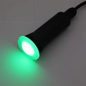 Lumière LED sous-marine 1,5 pouce IP68 Haute efficacité énergétique 12ACV 18W Lentille ronde Changement de couleur Programmable pour piscines - Product Image 1