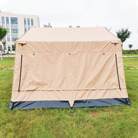 Tente de camping de tourisme OEM ODM Premium Overland à montage rapide en 30 secondes, robuste, 4 saisons, 4-5 personnes, cadre en aluminium, toile T/C