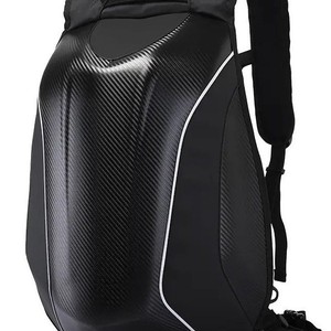 Zaino Casual <span class=keywords><strong>per</strong></span> <span class=keywords><strong>Moto</strong></span> da Turismo in Nylon Impermeabile Grande Capacità Design Rigido Finitura in Fibra di Carbonio 37*20*56cm - Product Image 1