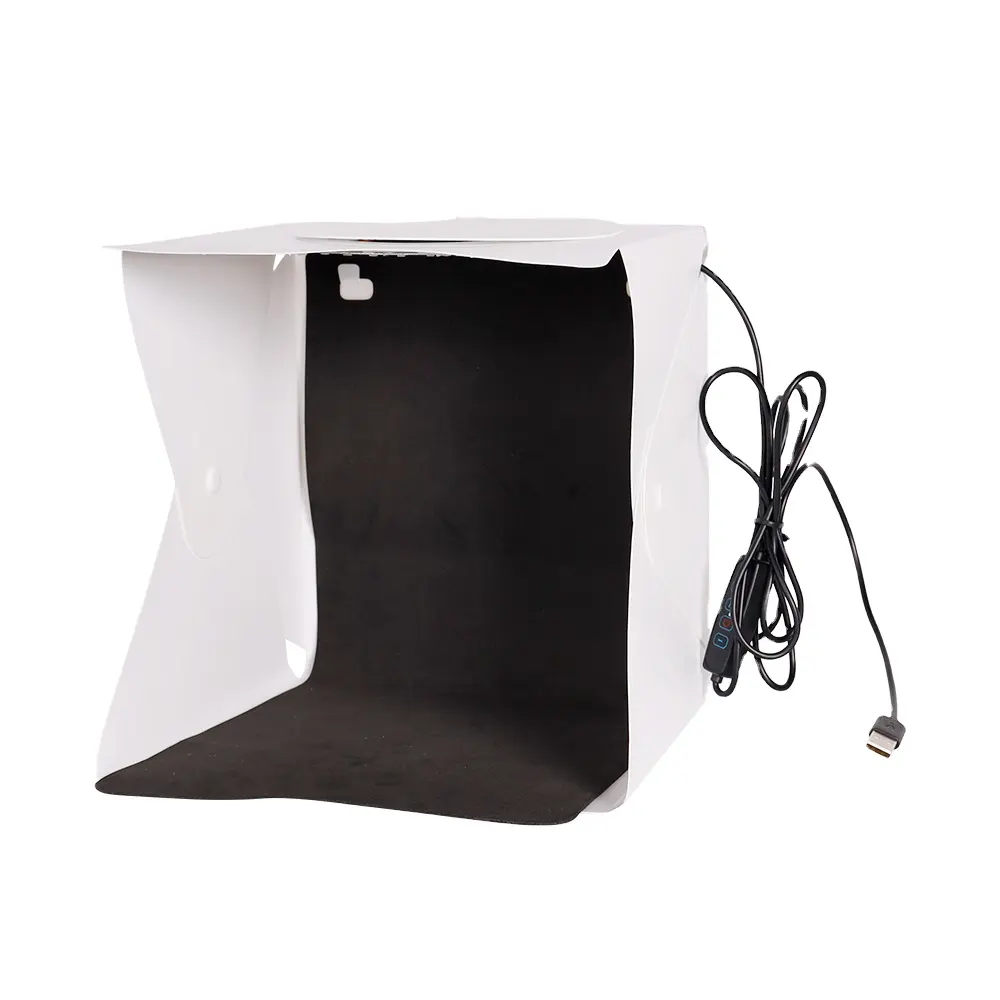 L107 Portable Photo Studio Hộp Đèn Lều Có Thể Gập Lại Hộp Đèn Led Studio Ảnh Với Phông Nền