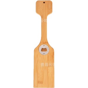 Espátula de madera para barbacoa con abridor de botellas, multifuncional, estilo retro, para limpieza de parrillas. - Product Image 1