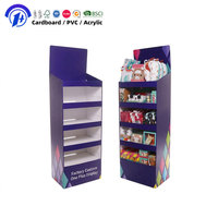 Support d'affichage en carton personnalisé pour magasin de détail, présentoirs en papier pour jouets, présentoirs en carton ondulé pour cadeaux