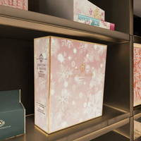 Boîtes rigides magnétiques haut de gamme personnalisées, recyclables, avec lamination mate, réutilisables, pour emballage cadeau de robe de mariée, crème pour le visage, cosmétiques