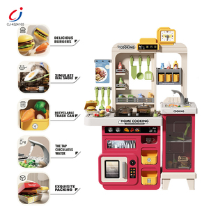 Juego de Cocina de Juguete Chengji para Niños, Cocina Feliz con Sonido y Luz, Juego de Imitación Educativo para Niños Pequeños, Juguetes de Cocina para Niños - Product Image 2