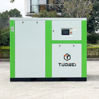 Compresseur d'air à vis sans huile à entraînement direct électrique chinois à faible bruit 30 kW 40 CV avec lubrification à l'eau