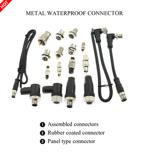 IP67 Sensor de níquel a prueba de agua Enchufe de aviación industrial M12 5pin Macho Hembra Cable Conectores circulares Conexiones de cable - Product Image 4