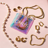 Sac en plastique PVC holographique mini avec fermeture éclair, personnalisé avec logo, pour emballage de bijoux