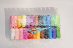 Ensemble de pâte à <span class=keywords><strong>modeler</strong></span> ultra-légère pour enfants, 24 couleurs, super douce, séchage à l'air, pour jouets DIY, fournitures artistiques amusantes pour la <span class=keywords><strong>maternelle</strong></span> - Product Image 2