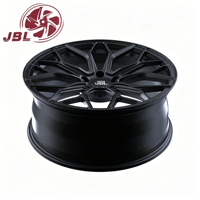 Nuevas llantas de aleación forjadas de una pieza de 16 a 24 pulgadas, multirradio, 5x112, 5x114.3, 5x120, negro mate, de alto rendimiento, personalizadas, 25 mm ET