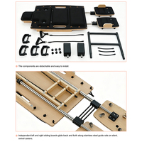 Machine de Pilates Reformer en Bois – Portable, Pliable, Compacte, pour Usage Domestique, Réglable, Écologique, Durable, Multifonctionnelle, avec Résistance