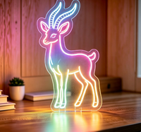 Individuelles Cartoon LED-Neonschild Acryl-Neonlicht Kinderzimmer Wanddekoration Nachtlampe Party-Dekoration Geschenk