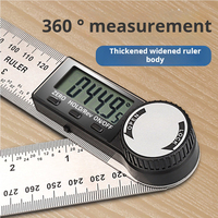 Electronic Digital Display Angle Ruler High Precision Multifunctional Woodworking Measuring Instrument Angle Ruler