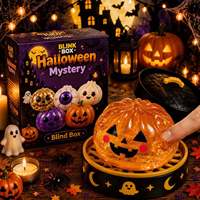 H90 Caja Sorpresa Mayorista de Squishies de Halloween, Juguete Misterioso Blandito con Purpurina a Granel, Caja Sorpresa de Fábrica para Fiestas de Halloween