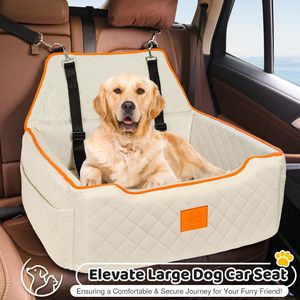Asiento de coche de lujo personalizado para perros, elevador para mascotas, cama de viaje impermeable para perros, transportador de mascotas de seguridad con asa para gatos, OEM disponible - Product Image 3