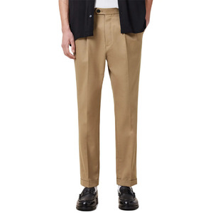 Pantalones <span class=keywords><strong>de</strong></span> traje rectos <span class=keywords><strong>de</strong></span> negocios formales para <span class=keywords><strong>hombre</strong></span> Pantalones <span class=keywords><strong>de</strong></span> mezcla <span class=keywords><strong>de</strong></span> LICRA <span class=keywords><strong>de</strong></span> rayón poliéster <span class=keywords><strong>dobladillo</strong></span> puño plisado servicio OEM - Product Image 6