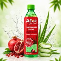 Bebida de Aloe Vera con Sabor a Frutas Tropicales, Bebida de Frutas Fresca, Natural, Refrescante y Saludable, Empaquetado en Caja para Venta al por Mayor