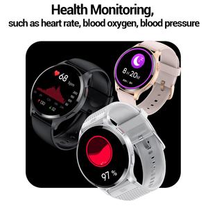 <span class=keywords><strong>Montre</strong></span> connectée étanche avec logo personnalisé de qualité supérieure, écran tactile rond TFT de 1,43 pouce, appel Bluetooth, <span class=keywords><strong>montre</strong></span> intelligente LW77 pour femmes et hommes - Product Image 6