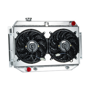 GTGMOTO Cubierta de Radiador de 4 Filas con Ventilador para Holden HQ HJ HX HZ <span class=keywords><strong>Kingswood</strong></span> 253 308 V8 1971-1980 - Product Image 1