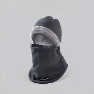 Warm Headband Hat <b>Scarf</b>-in-One Hat for Men, Winter Thicker Ski <b>Electric</b> Scooter Face Mask Windproof Hoodie for Women - Product Image 4