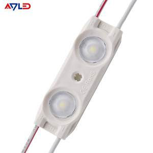 สีขาว 160 °   โมดูลไฟ LED มุมมองกว้าง 3000K/4000K/7000K/9000K แสงสว่างสูง 2835 12V โมดูล LED 2 ดวง IP67 0.96W สำหรับป้ายไฟ Backlit Lightbox - Product Image 2