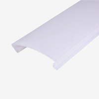 Profilé d'angle en PMMA pour bande LED, diffuseur de lumière, extrusion de canal