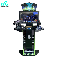 Machine de jeu d'arcade de tir classique à pièces, de qualité, en promotion, sur le thème de l'extermination des extraterrestres