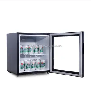 Frigorifero <span class=keywords><strong>da</strong></span> <span class=keywords><strong>Tavolo</strong></span> con Porta in Vetro Trasparente, Mini Espositore Refrigerato per Energy Drink - Product Image 1