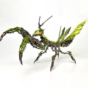 Rompecabezas Metálico 3D de <span class=keywords><strong>Mantis</strong></span>, Kit de Modelo de 1200 Piezas, Serie de Insectos, Rompecabezas Metálico para Regalo - Product Image 6