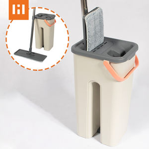 HOLAMOPA Serpillière manuelle avec seau à essorer sans effort à commande manuelle - Product Image 4